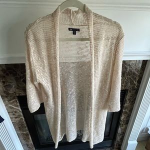 GAP lightweight knit, 3/4 sleeve cardigan sweater